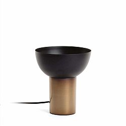 Čierna stolová lampa La Forma Amina, výška 20 cm