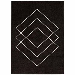 Čierny koberec Universal Breda, 160 x 115 cm