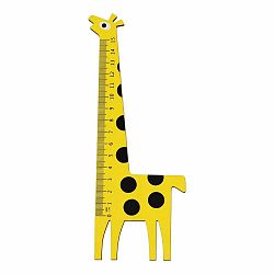Drevené pravítko v tvare žirafy Rex London Yellow Giraffe