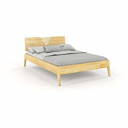 Dvojlôžková posteľ z borovicového dreva Skandica Visby Wolomin, 140 x 200 cm