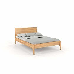 Dvojlôžková posteľ z bukového dreva Skandica Visby Radom, 140 x 200 cm