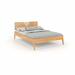Dvojlôžková posteľ z bukového dreva Skandica Visby Wolomin, 180 x 200 cm