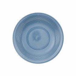 Modrý porcelánový hlboký tanier Like by Villeroy & Boch Group, 23,5 cm