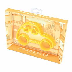 Žltá formička na vajíčka v tvare auta Luckies of London Eggmobile