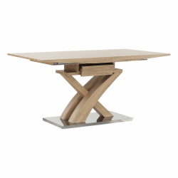 Jedálenský stôl, dub, 160-200x90 cm, BONET NEW TYP 2