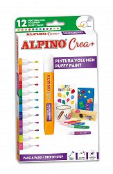 Alpino Crea Box textilných voskoviek 12 ks