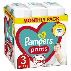 Pampers Pants MP S3 204ks (6-11kg)