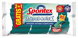 Spontex Scrub & Flex houbička 2+1