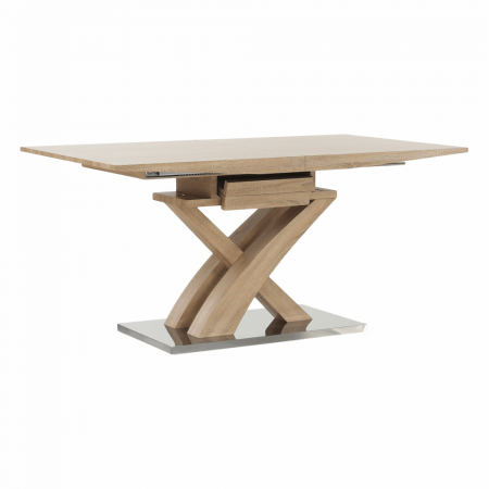 Jedálenský stôl, dub, 160-200x90 cm, BONET NEW TYP 2