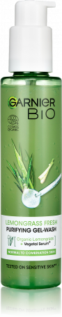 Garnier Bio Lemongrass čistiaci gél 150 ml