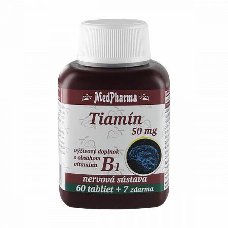 MedPharma Thiamin vitamin B1 50 mg 67 tabliet